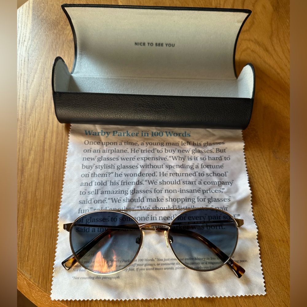 Warby Parker sunglasses